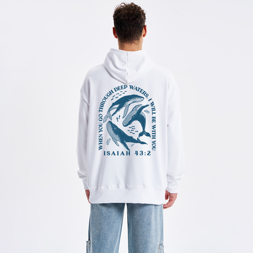 Go Through Deep Waters Classic Christian Hoodie