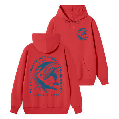 Go Through Deep Waters Classic Christian Hoodie