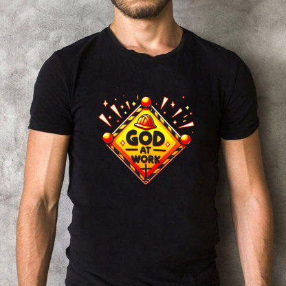 God At Work Christian T-Shirt