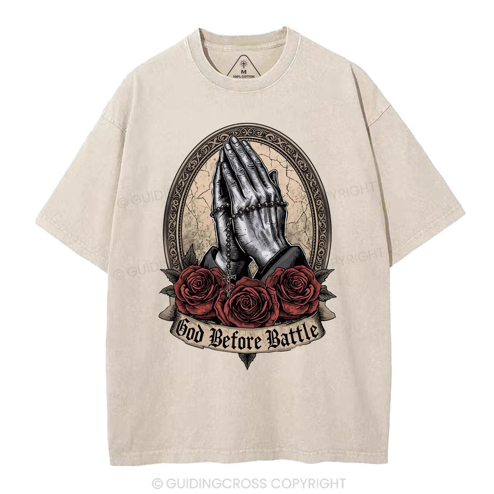 New-Sample Christian Washed T-Shirt Sale - GuidingCross