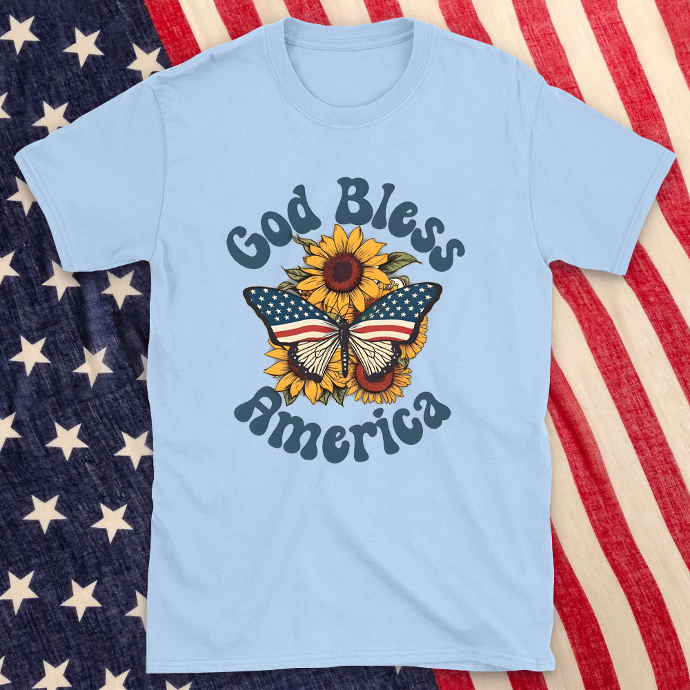 God Bless America Christian T-Shirt
