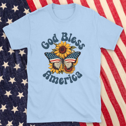 God Bless America Christian T-Shirt