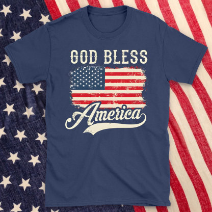 God Bless America Christian T-Shirt