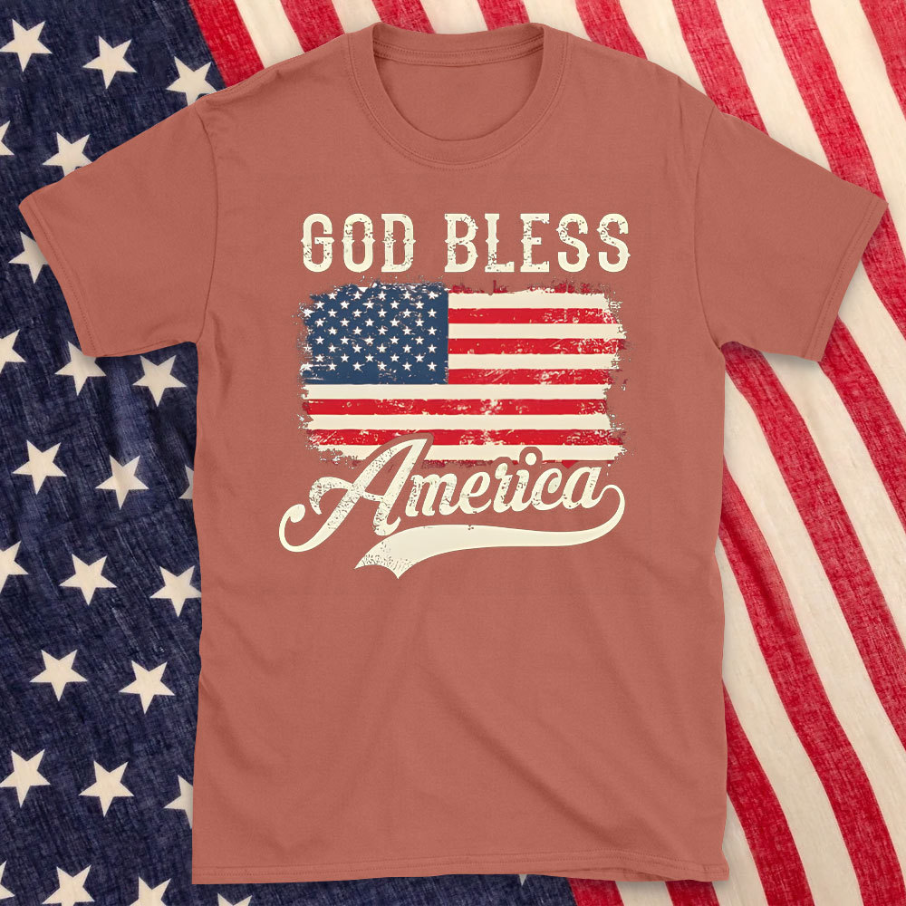 God Bless America Christian T-Shirt