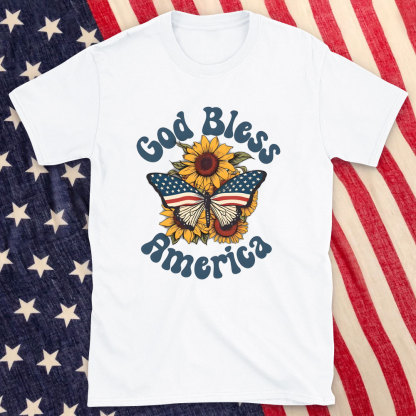 God Bless America Christian T-Shirt