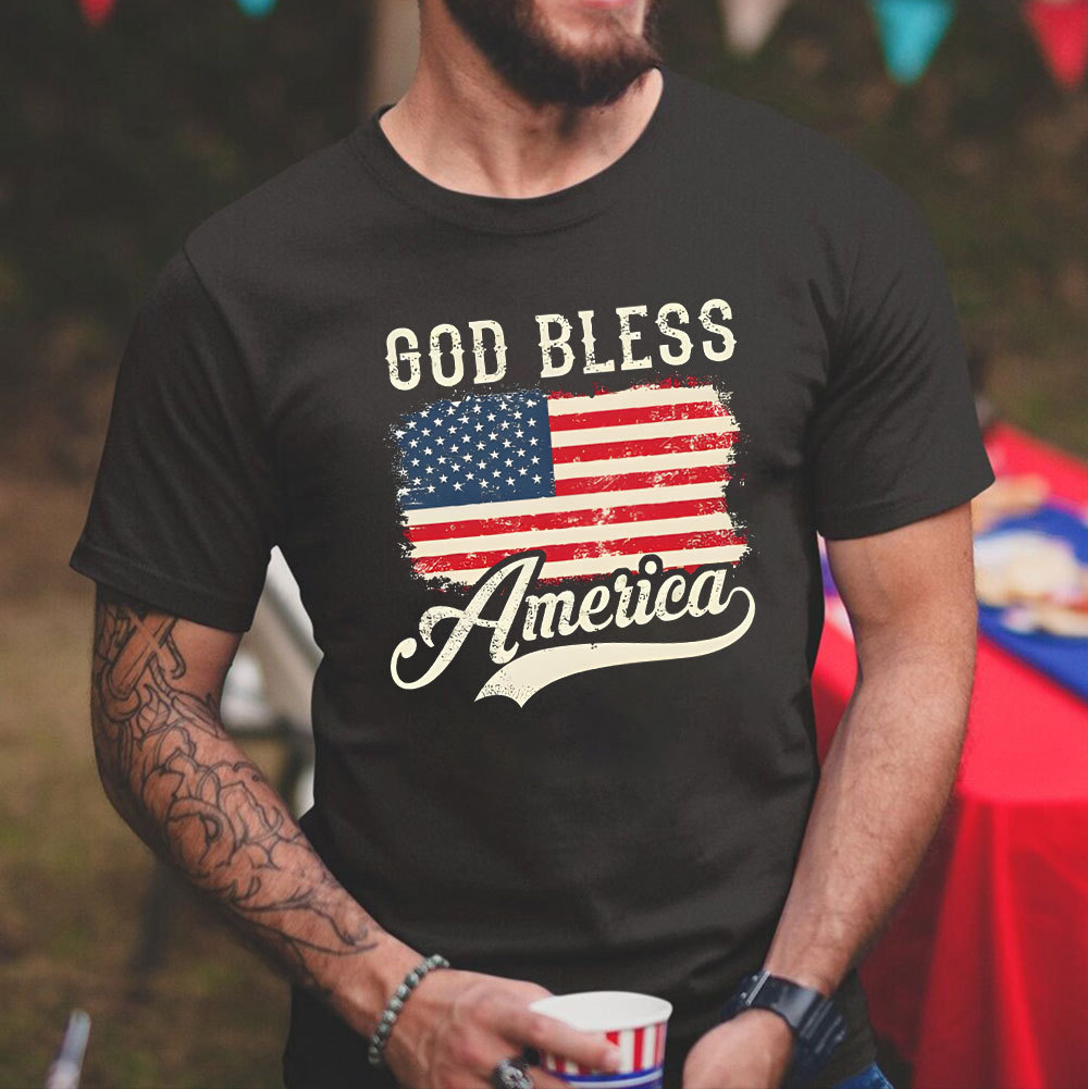 God Bless America Christian T-Shirt