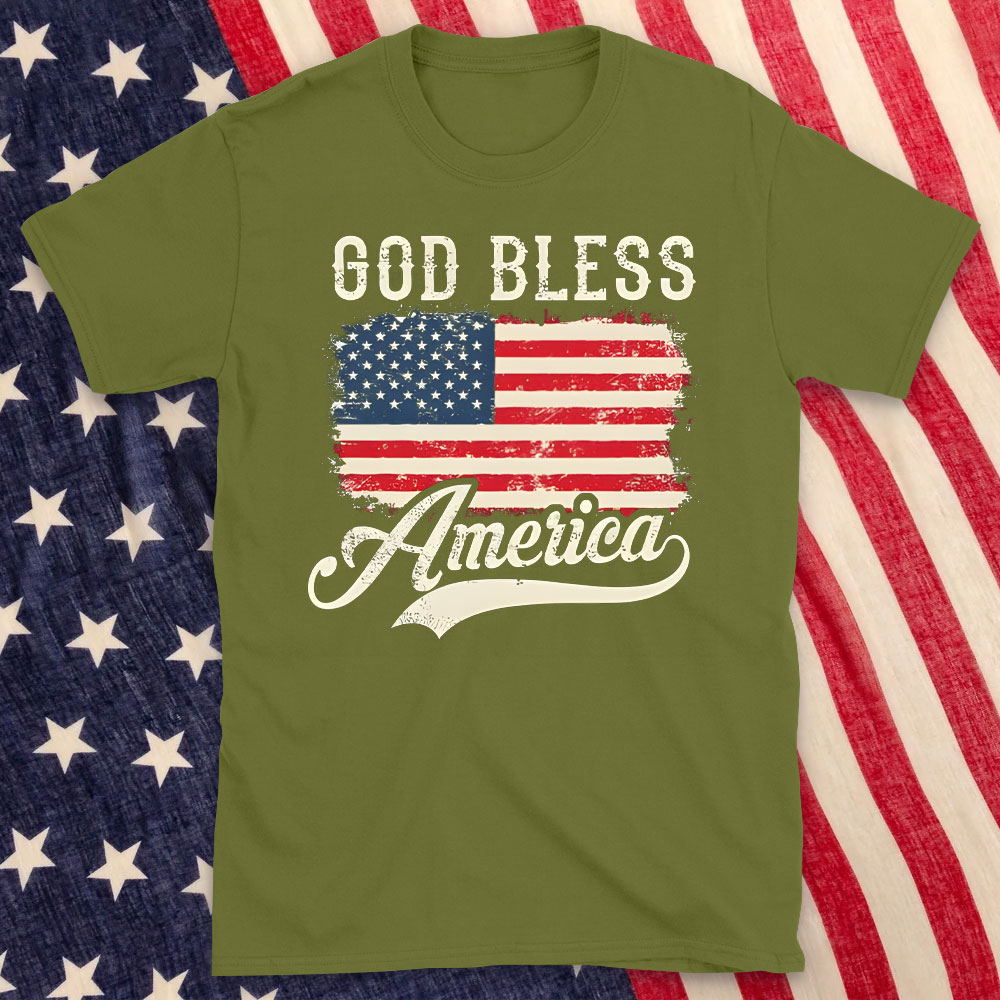 God Bless America Christian T-Shirt