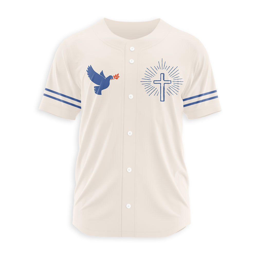 God Bless Christian Baseball Jersey