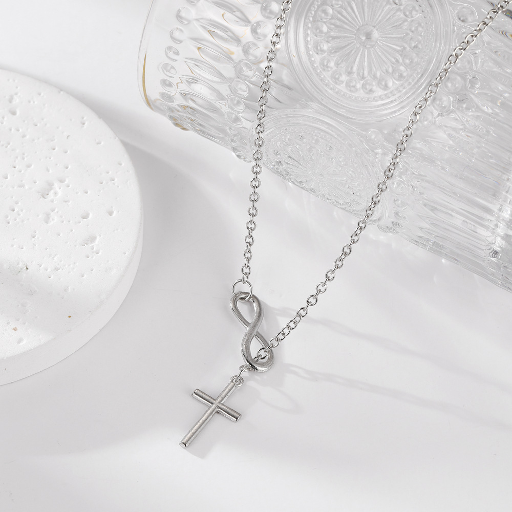 God Blessed You Lucky Cross Necklace