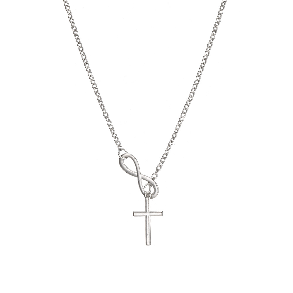 God Blessed You Lucky Cross Necklace