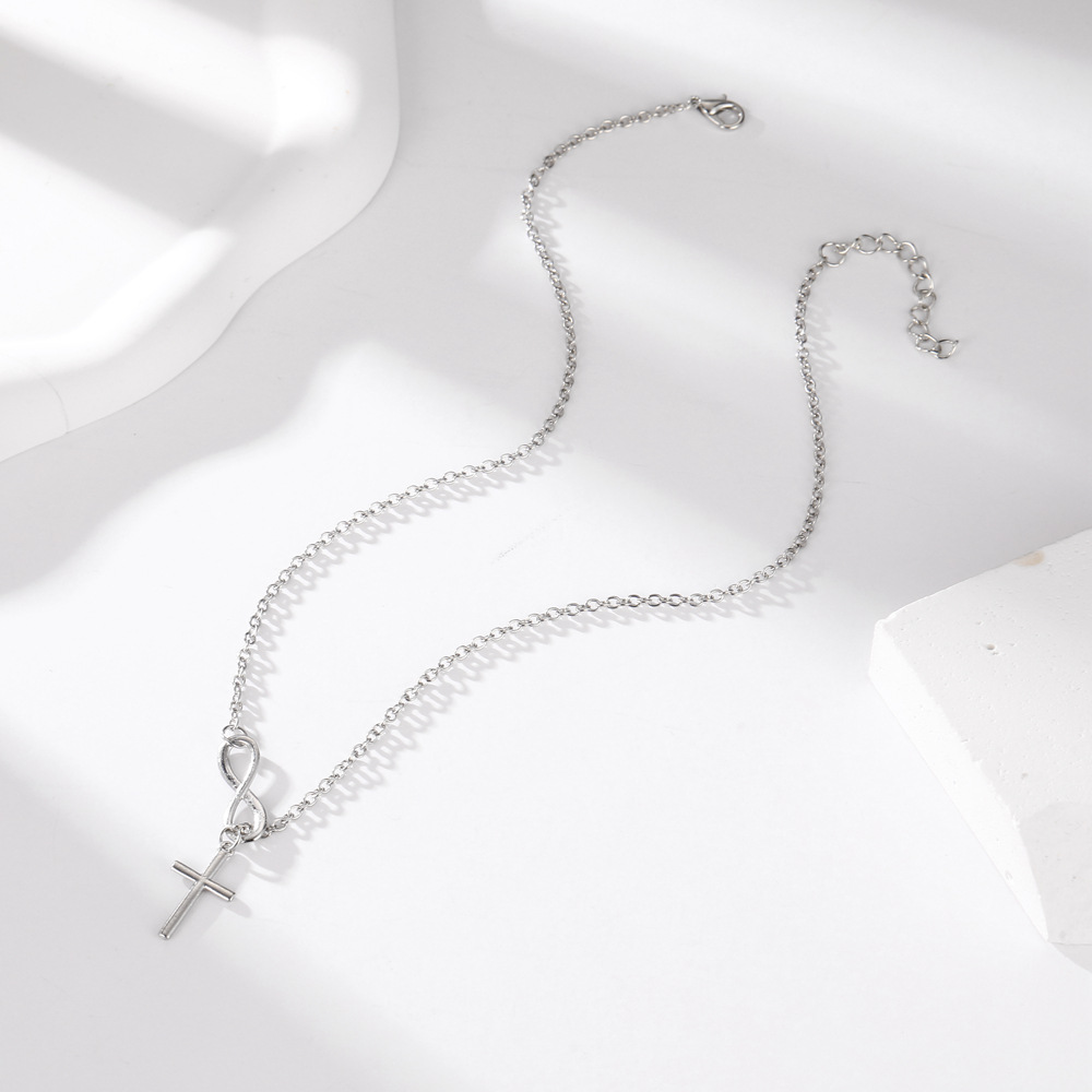 God Blessed You Lucky Cross Necklace