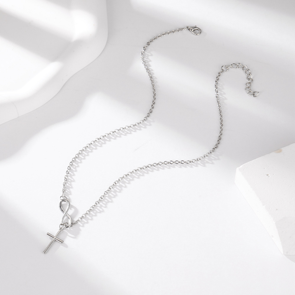 God Blessed You Lucky Cross Necklace