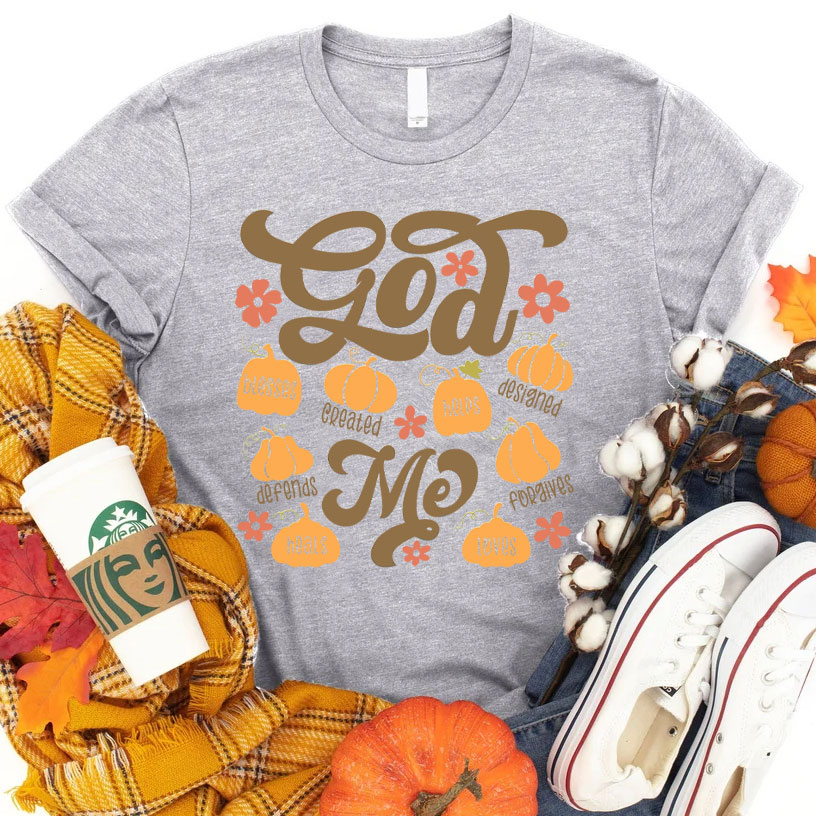 God Created Me Christian T-Shirt