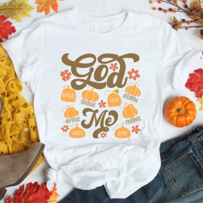 God Created Me Christian T-Shirt