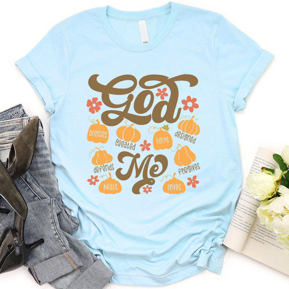 God Created Me Christian T-Shirt