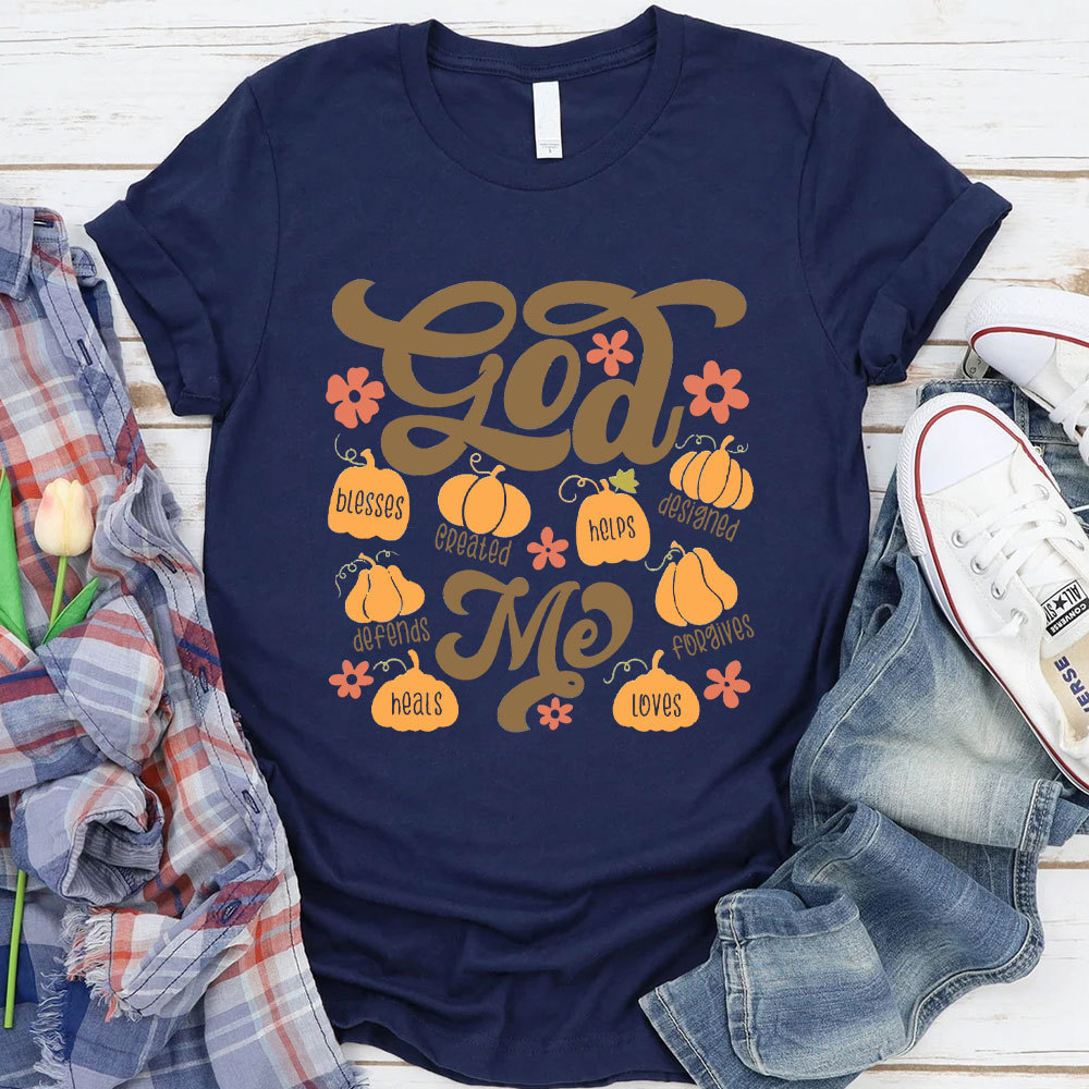 God Created Me Christian T-Shirt