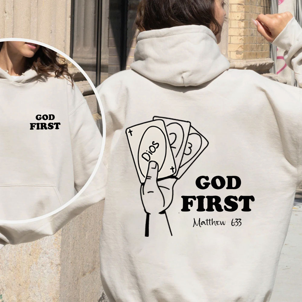 God First Christian Fleece Hoodie Set