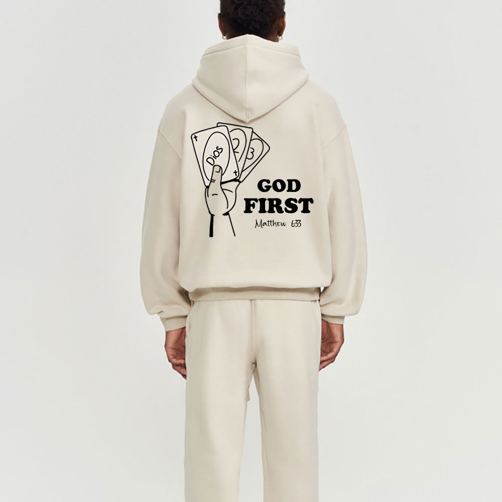 God First Christian Fleece Hoodie Set
