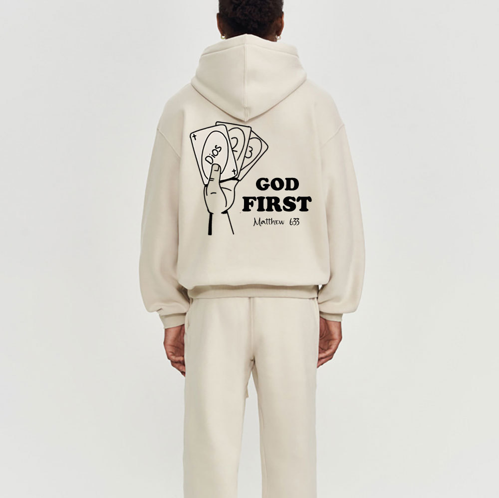God First Christian Fleece Hoodie Set