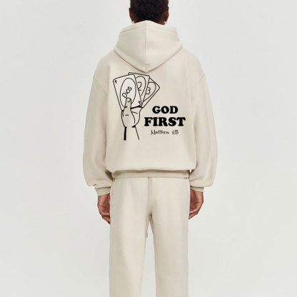 God First Christian Fleece Hoodie Set