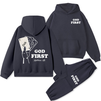God First Christian Fleece Hoodie Set
