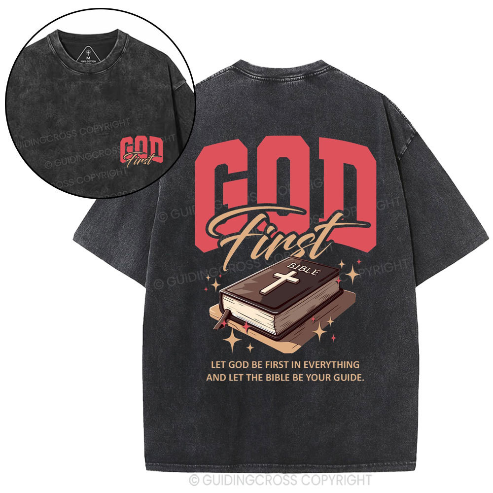 New-Sample Christian Washed T-Shirt Sale - GuidingCross