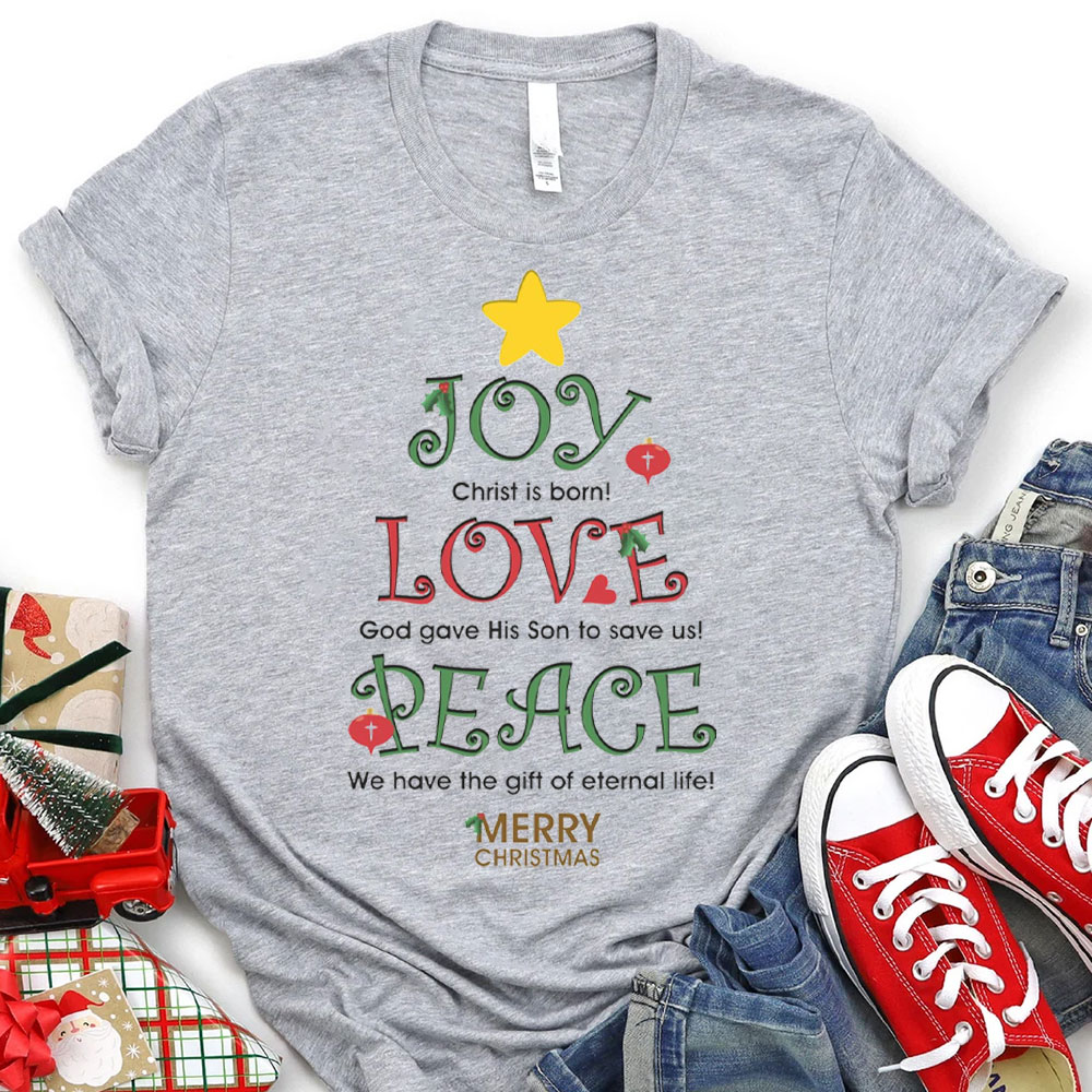 God Give His Son To Save Us Christian T-Shirt