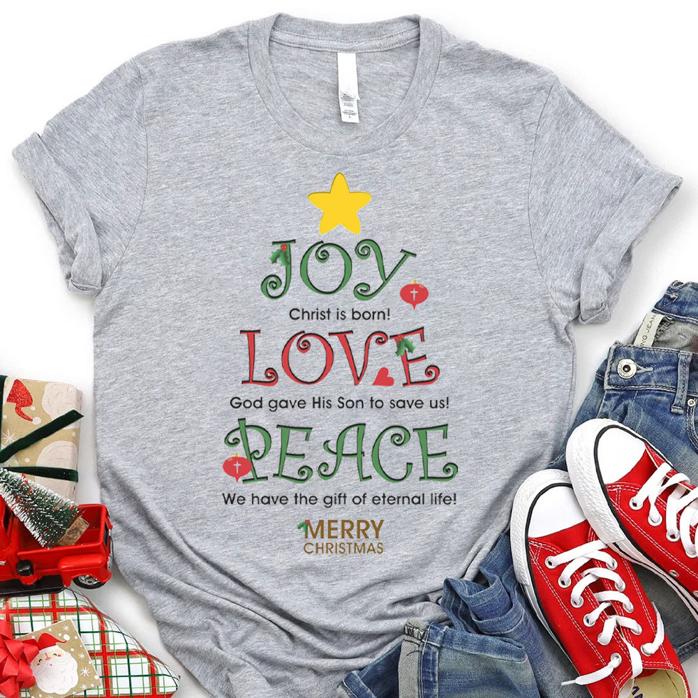 God Give His Son To Save Us Christian T-Shirt