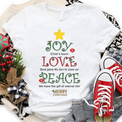 God Give His Son To Save Us Christian T-Shirt