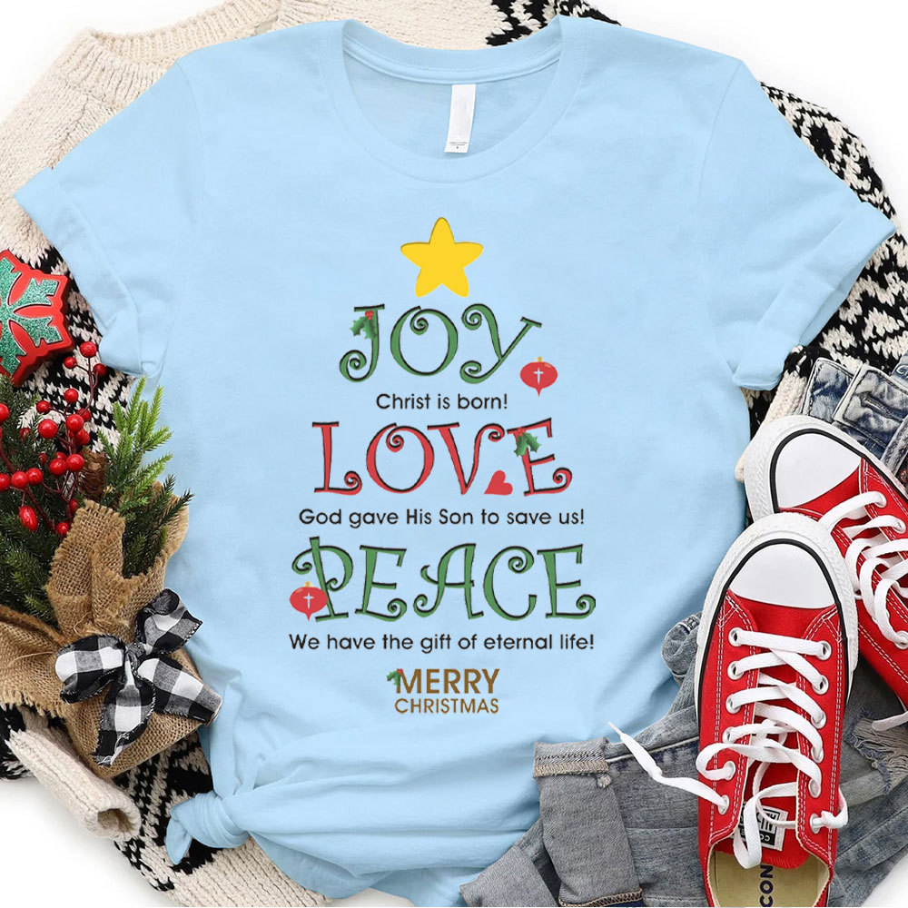 God Give His Son To Save Us Christian T-Shirt