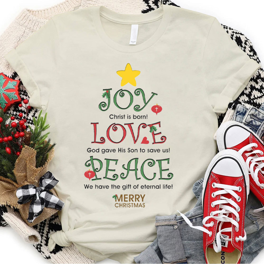 God Give His Son To Save Us Christian T-Shirt