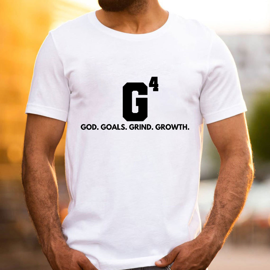 God Goals Grind Growth Christian T-Shirt
