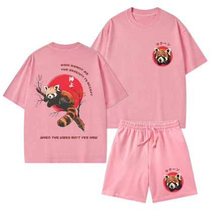 God Grant Me Christian Washed T-Shirt & Shorts