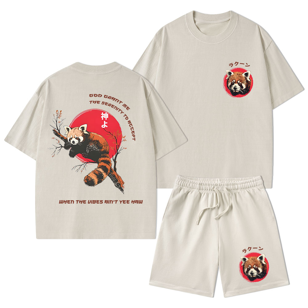 God Grant Me Christian Washed T-Shirt & Shorts