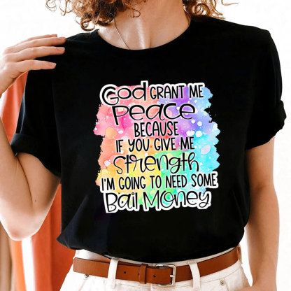 God Grant Me Peace Christian T-Shirt