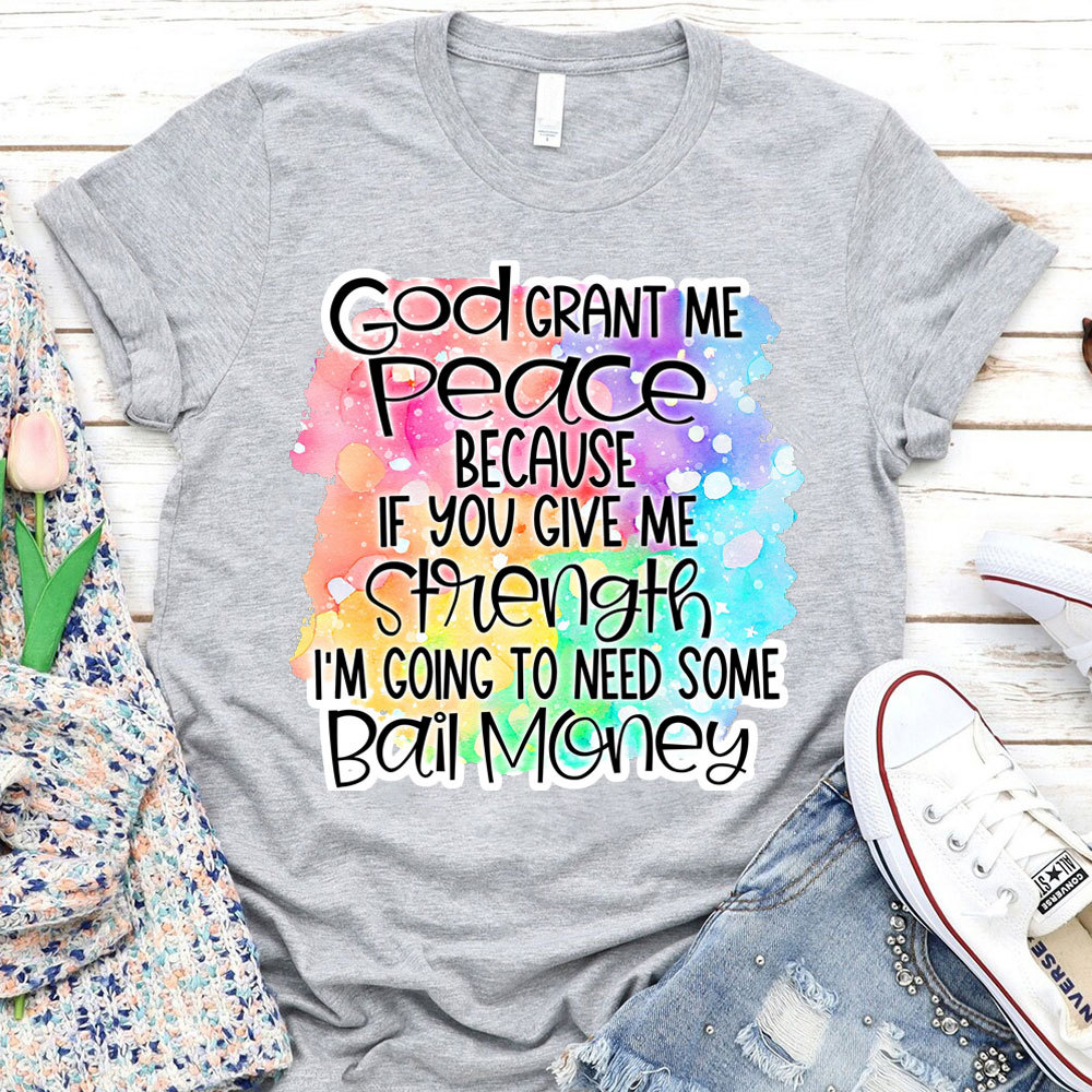 God Grant Me Peace Christian T-Shirt