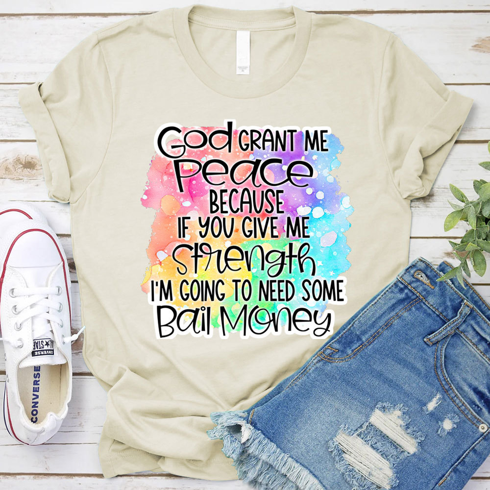 God Grant Me Peace Christian T-Shirt