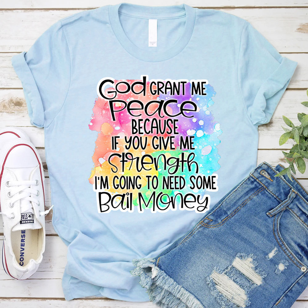 God Grant Me Peace Christian T-Shirt