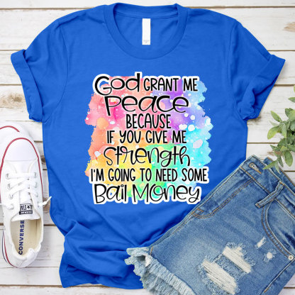 God Grant Me Peace Christian T-Shirt