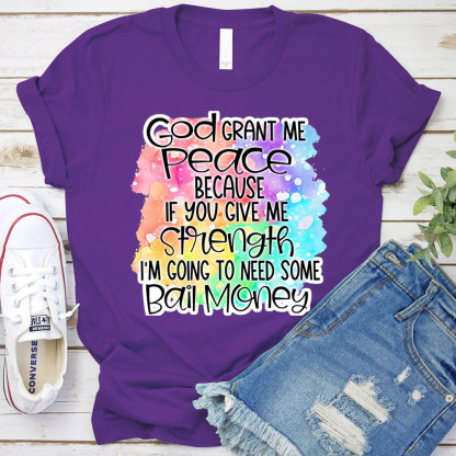 God Grant Me Peace Christian T-Shirt