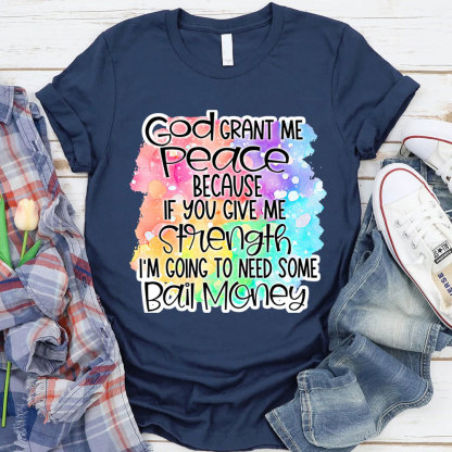 God Grant Me Peace Christian T-Shirt
