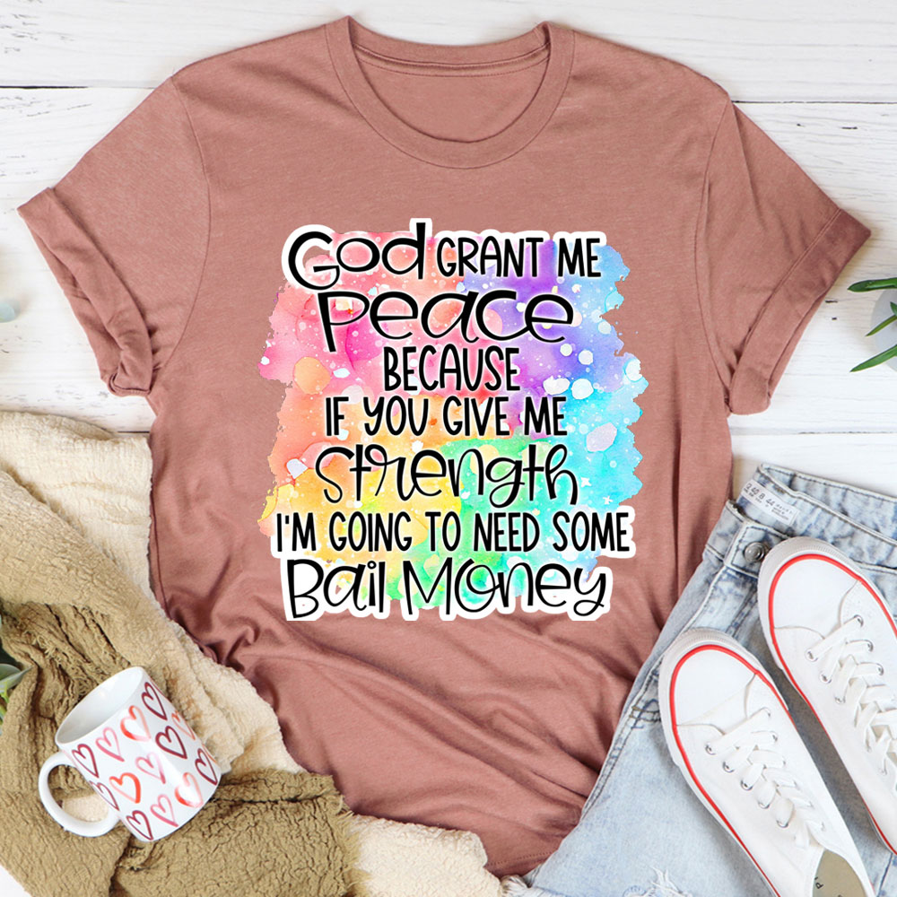 God Grant Me Peace Christian T-Shirt