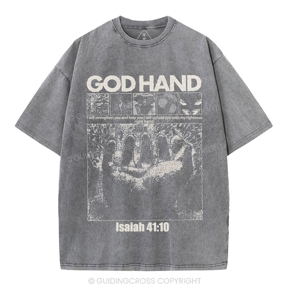 God Hand Christian Washed T-Shirt