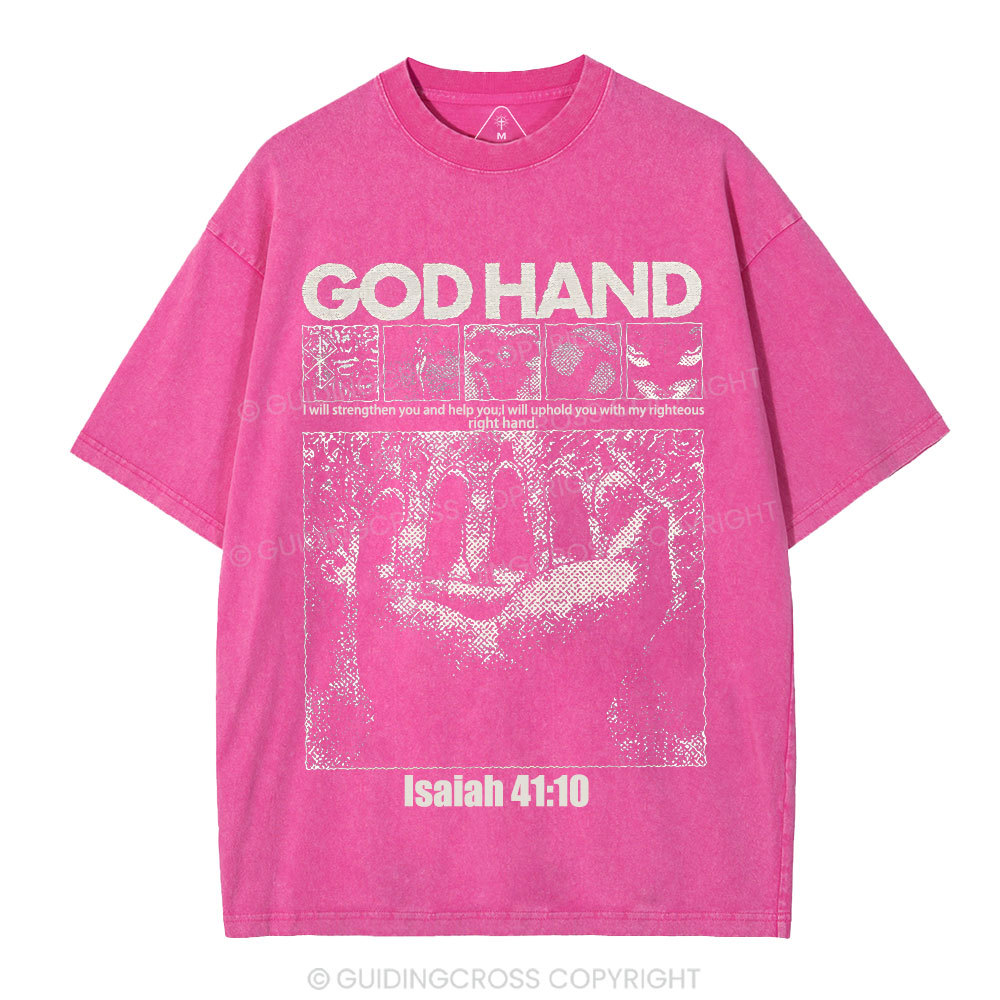 God Hand Christian Washed T-Shirt