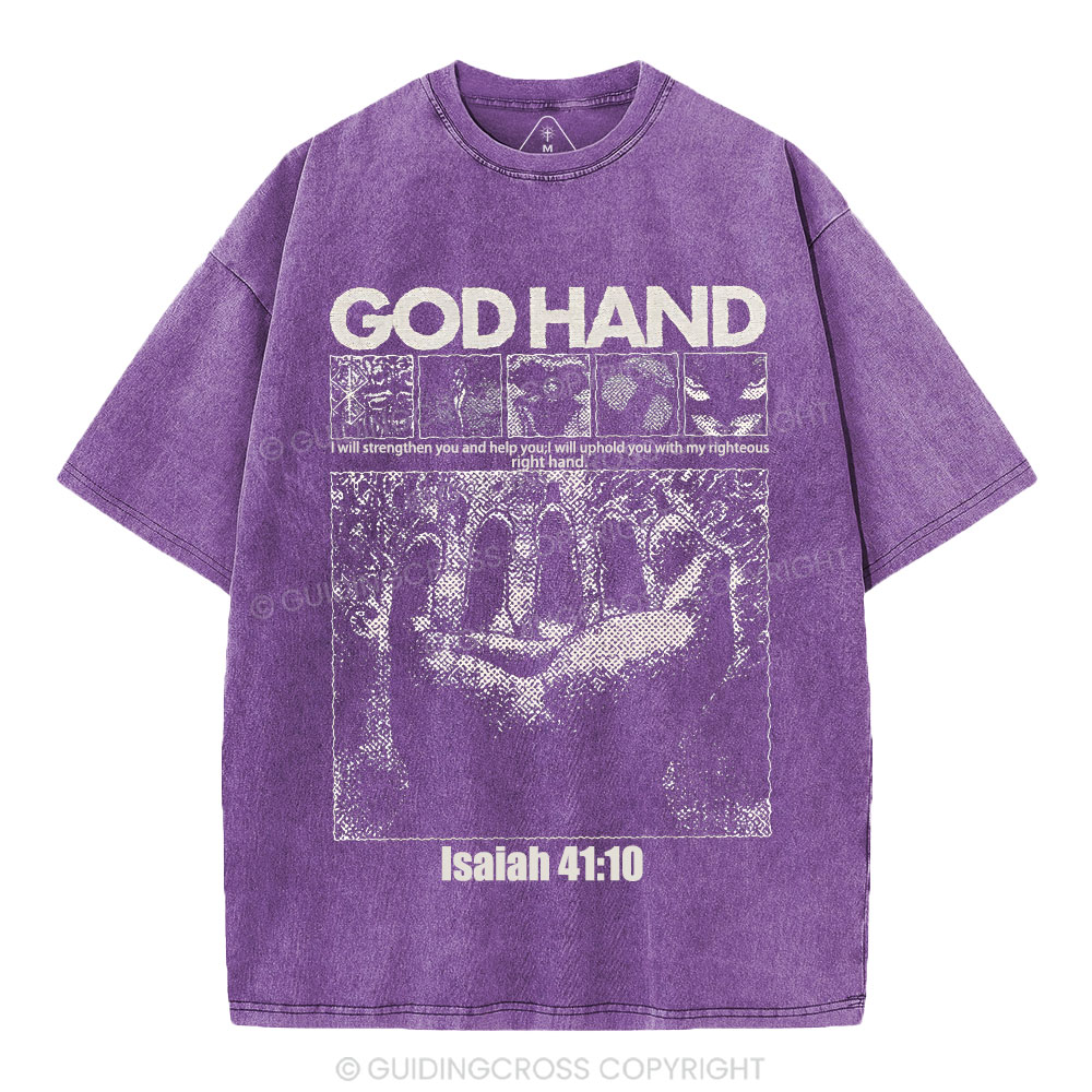 God Hand Christian Washed T-Shirt