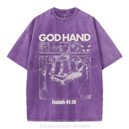 God Hand Christian Washed T-Shirt