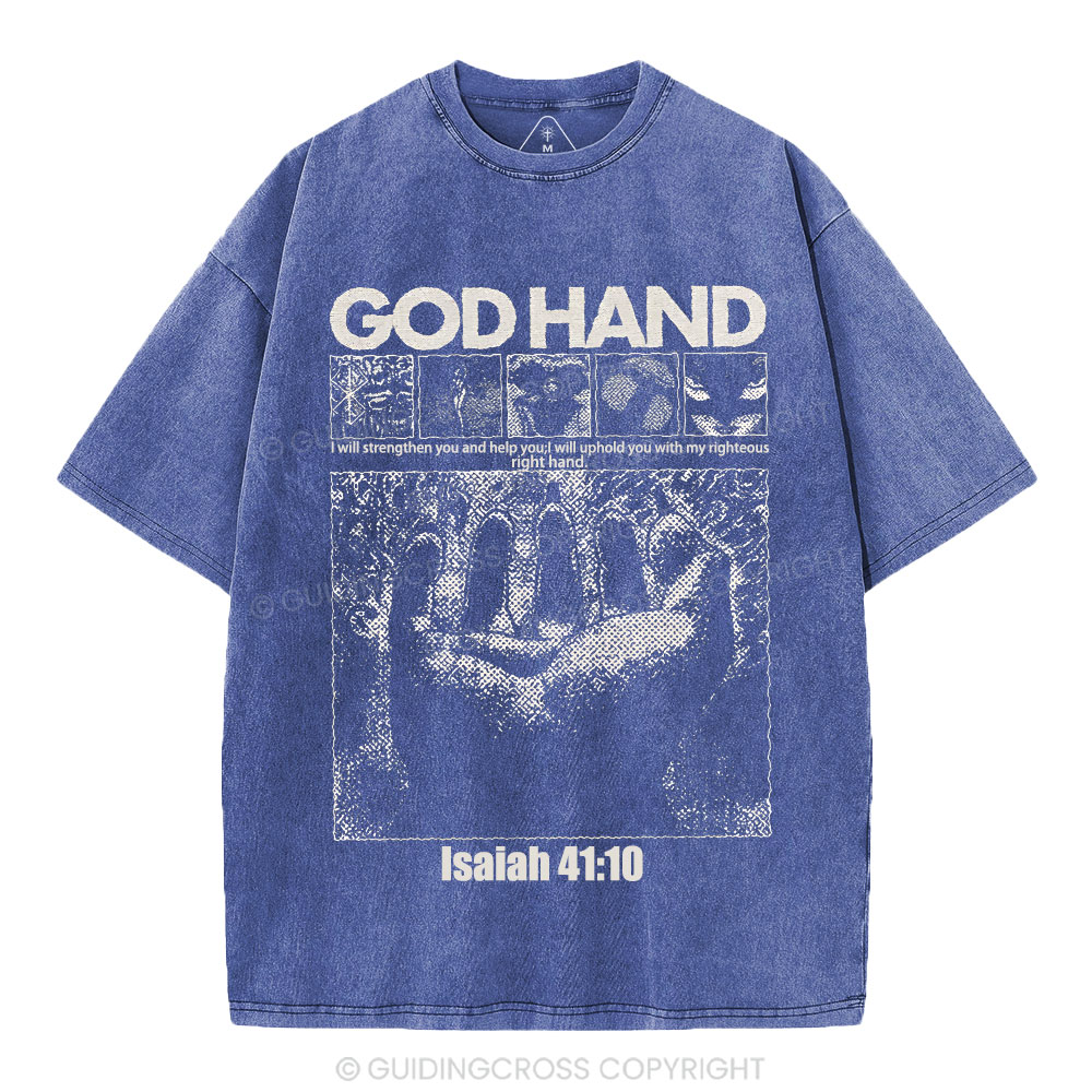 God Hand Christian Washed T-Shirt