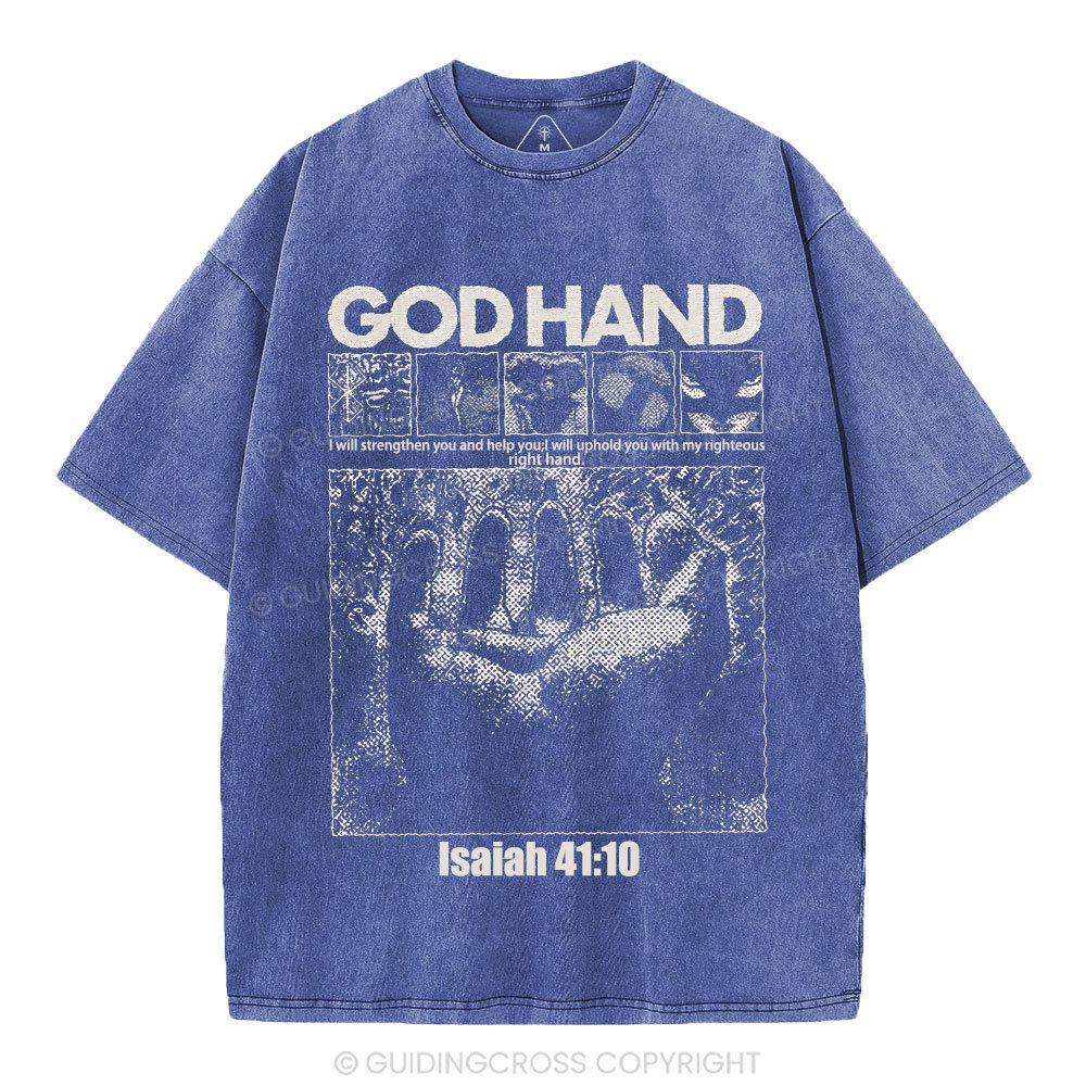 God Hand Christian Washed T-Shirt