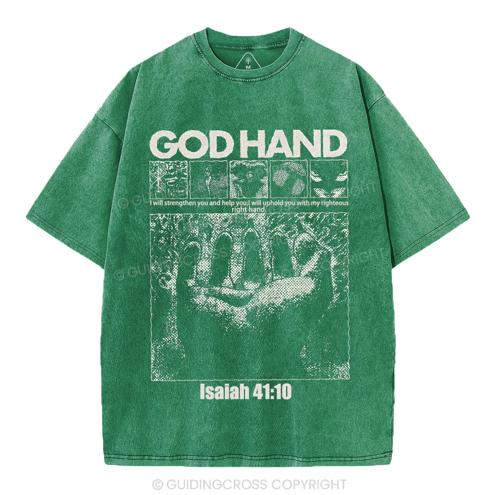God Hand Christian Washed T-Shirt