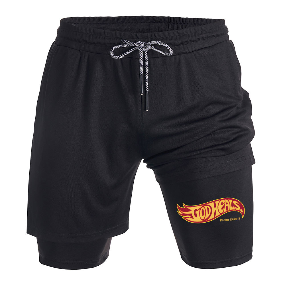God Heals Christian Performance Shorts